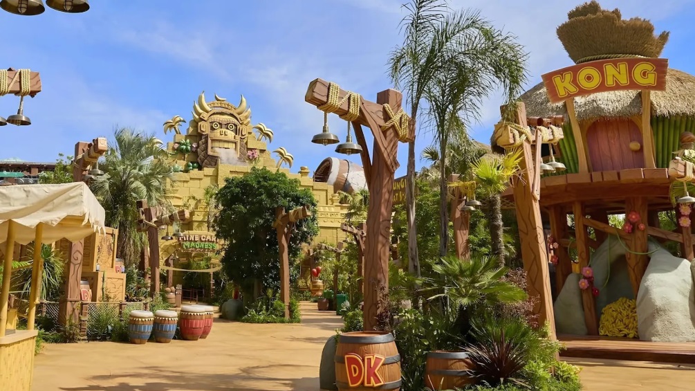 donkey kong Donkey Kong tem primeira área temática inaugurada no mundo