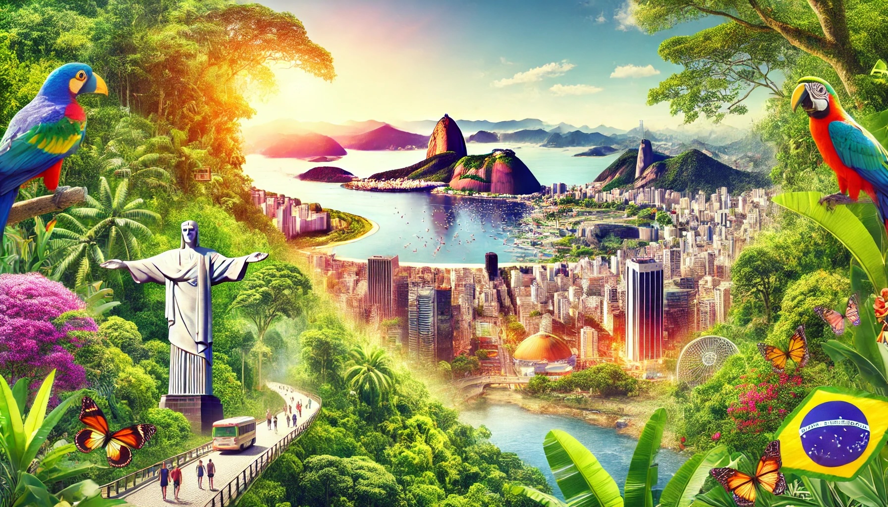 Brasil bate recorde histórico no turismo em 2024