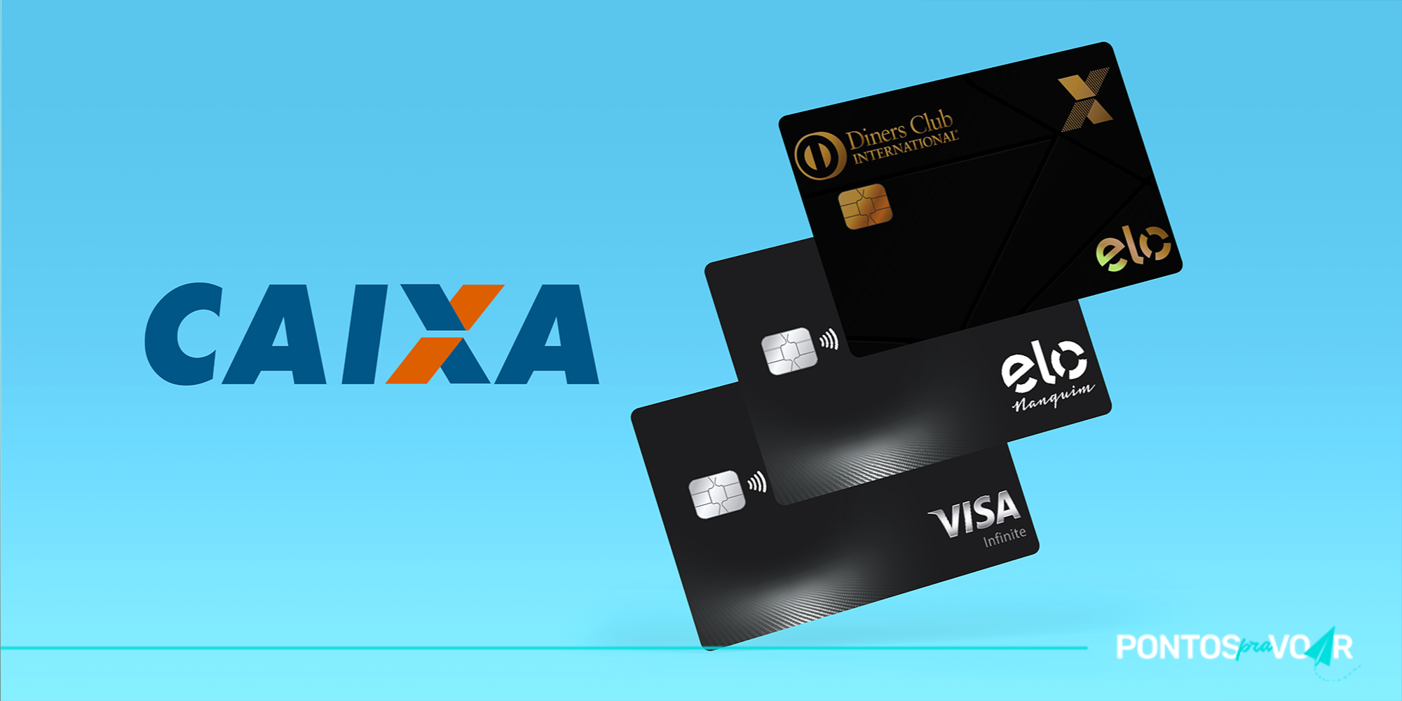 CAIXA oferece anuidade grátis por 1 ano em cartões Visa e Elo