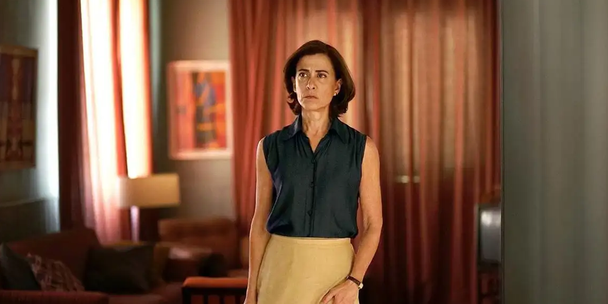 interno, pessoa, Rosto humano, parede, roupas, ombro, móveis, mulher, cortina, moda, blusa, menina, cômodo, tecido, em pé