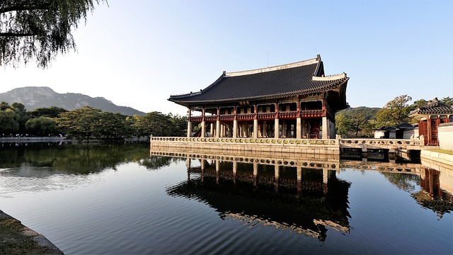 outdoor, árvore, céu, Arquitetura chinesa, lago, Arquitetura japonesa, local de adoração, água, pagoda, templo, construção, montanha, viagem, santuário, reflexo