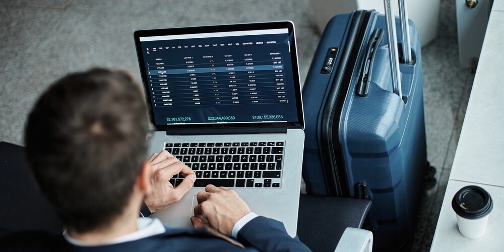 radar PPV, pessoa, laptop, roupas, computador, homem, interno, uso, tecnologia