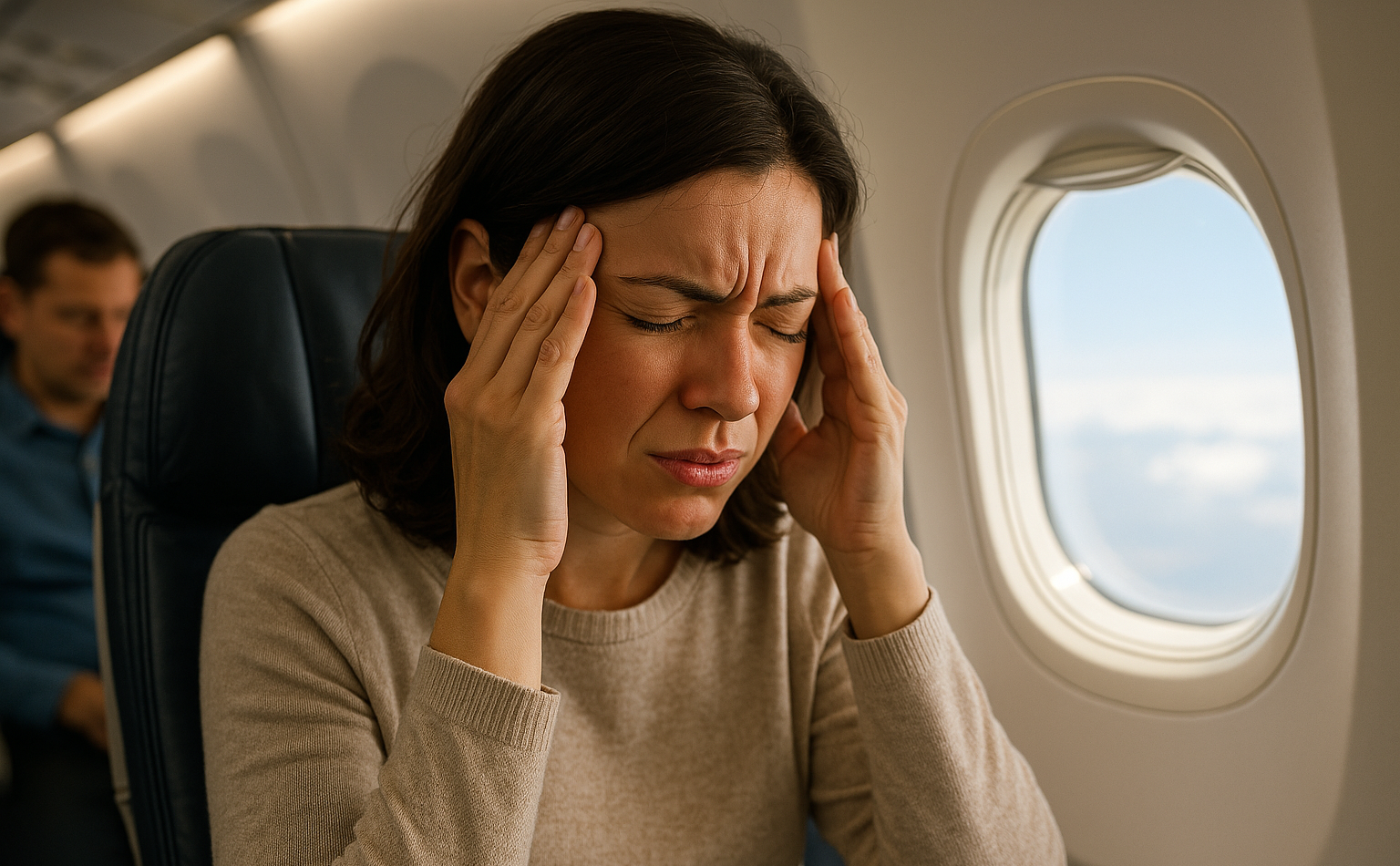 Como evitar dor de cabeça e ouvidos entupidos durante o voo