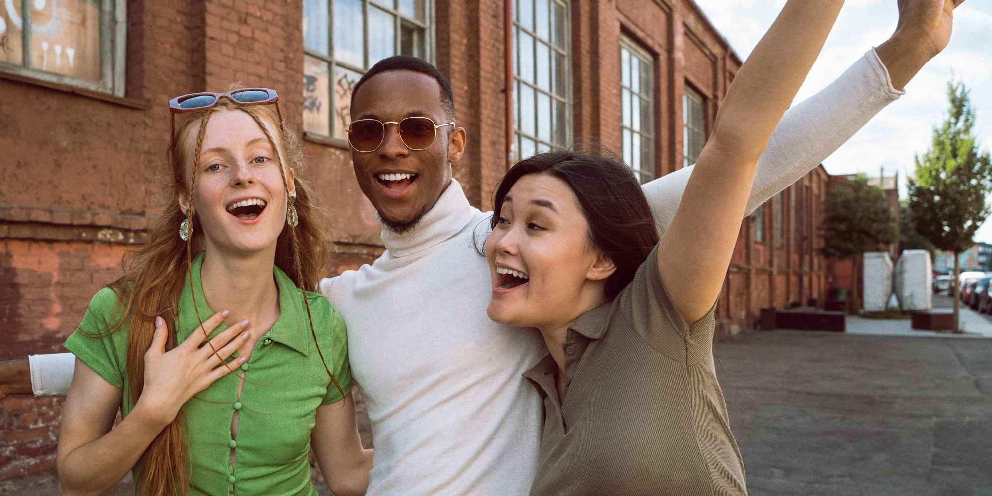 pessoa, Rosto humano, roupas, sorriso, construção, outdoor, Feliz, óculos, amizade, Riso, mulher, pessoas, menina