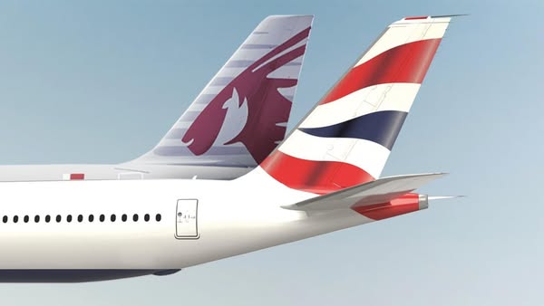 Qatar Airways e British Airways ampliam parceria de codeshare