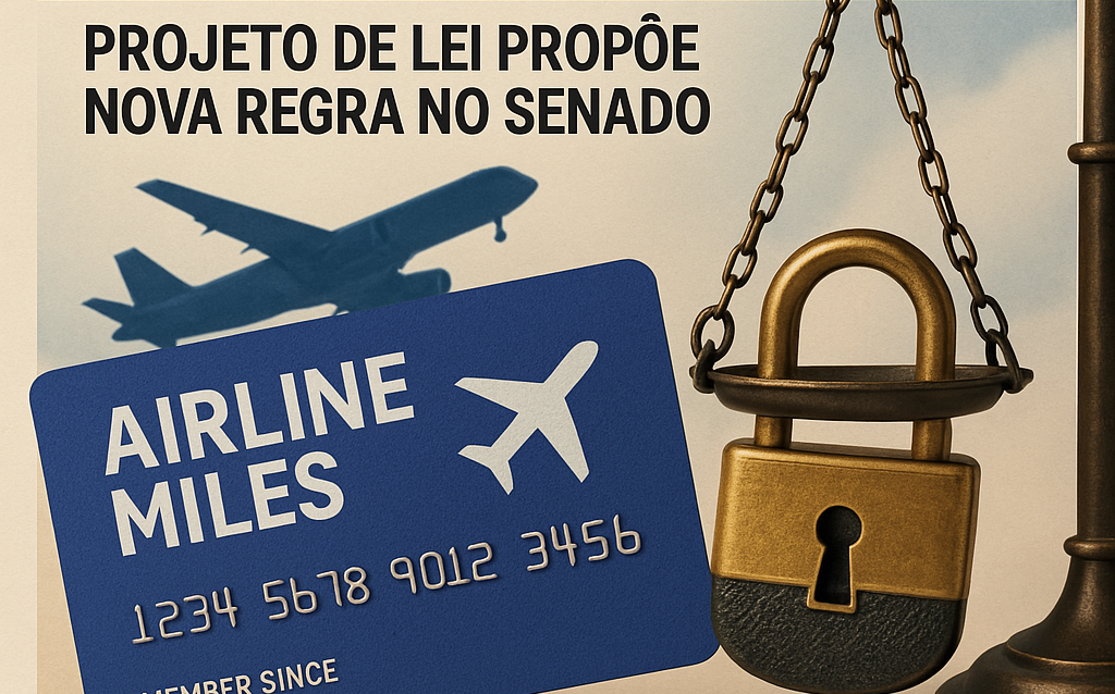 Milhas e pontos podem ser penhorados - Projeto de lei no Senado propõe nova regra
