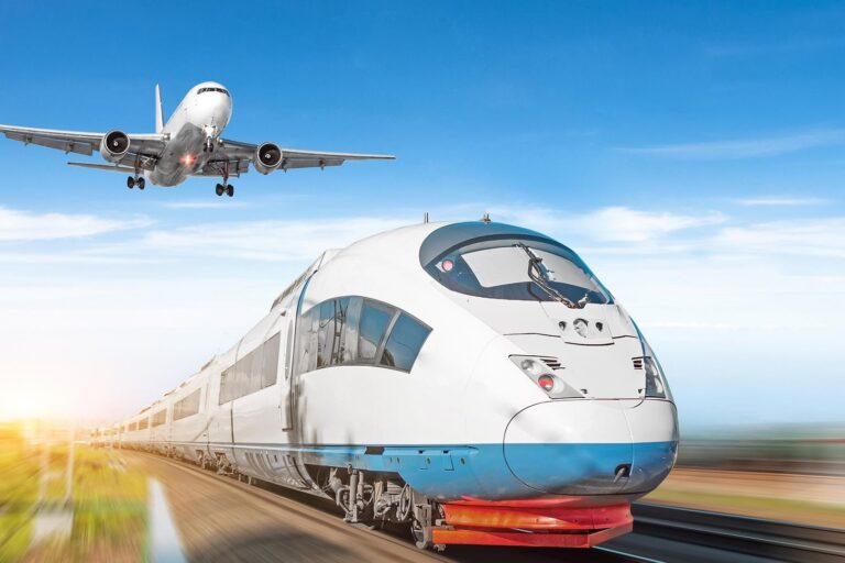 Parcerias entre companhias aéreas e trens