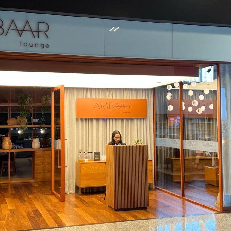 Conheça a sala VIP Ambaar Lounge Internacional Confins em Belo Horizonte