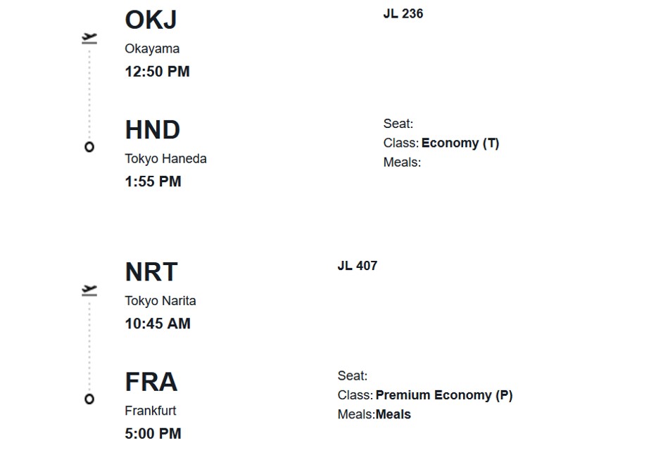 Compartilhando Emissões: Japão para Frankfurt voando com a Japan Airlines