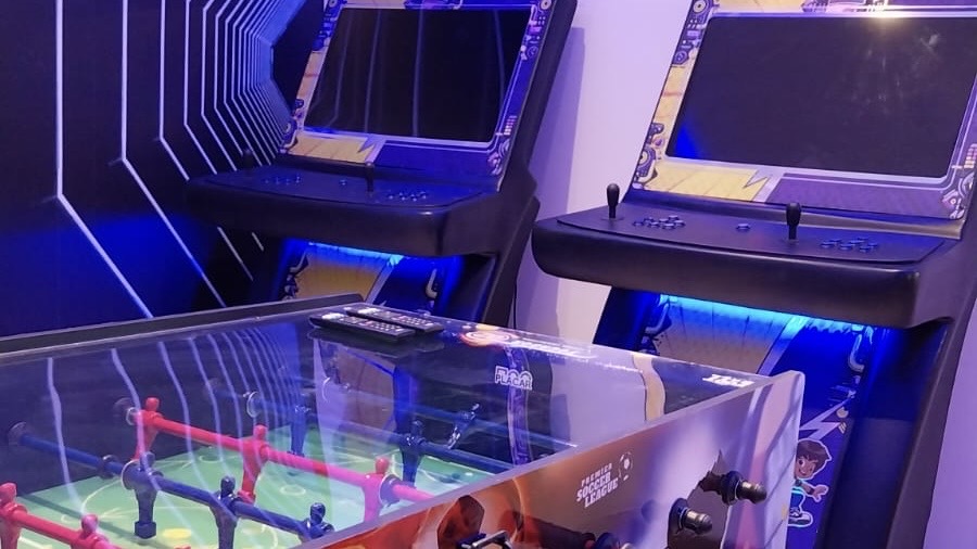 computador, interno, Azul Majorelle, texto, tecnologia