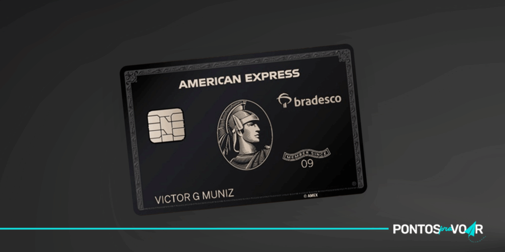 Cartão AMEX Centurion do Bradesco apresenta novos parceiros de transferência