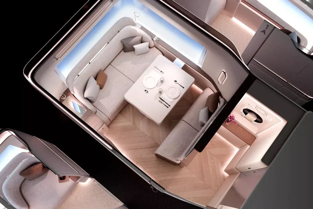 Airbus apresenta novo conceito de primeira classe
