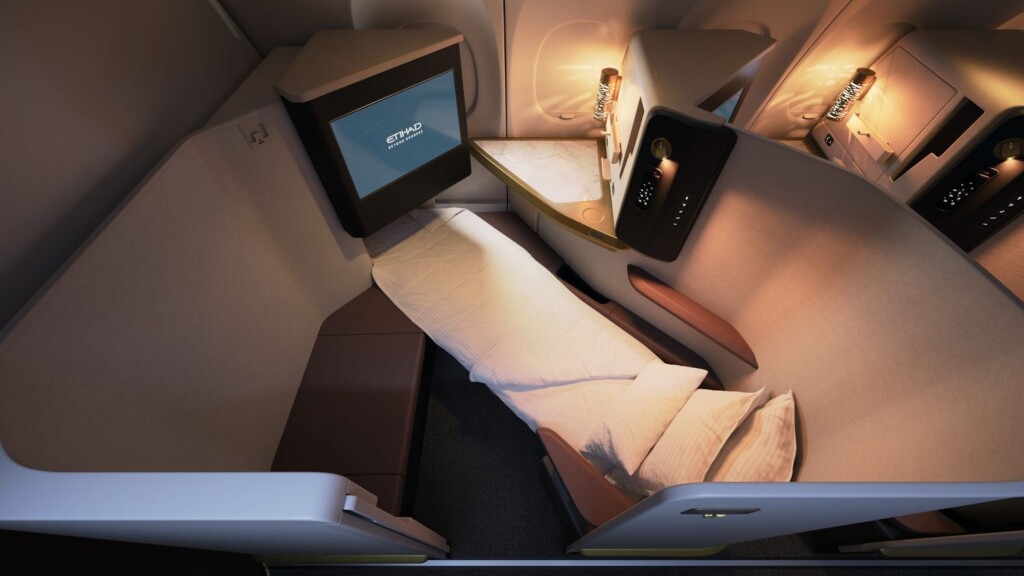 Etihad lança primeira classe no A321LR e redefine luxo a bordo