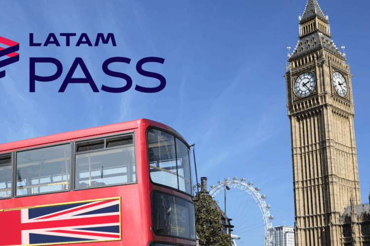 Alerta de passagens PPV! Trechos para Londres a partir de 54.660 mil milhas LATAM Pass