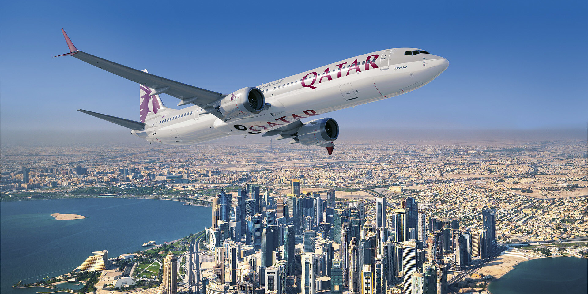 Créditos: Qatar Airways outdoor, plaina, aeronave, Viagem aérea, transporte, veículo, céu, avião de passageiros, Linha aérea, avião, aeroporto, Flap, airbus, Engenharia aeroespacial, aviação, construção, Motor de aeronave, Jato, Motor de jato, asa, qatar, airways, boeing, Aeronave de corpo estreito, voo, água, grande, ar, jato, montanha, térreo, decolagem