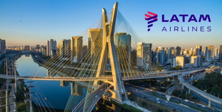 Trechos para São Paulo a partir de 3.930 milhas LATAM Pass
