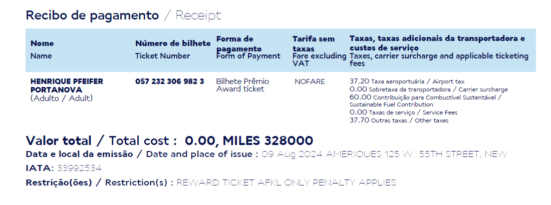 Compartilhando Emissões: Guarulhos para Munique voando na La Première da Air France