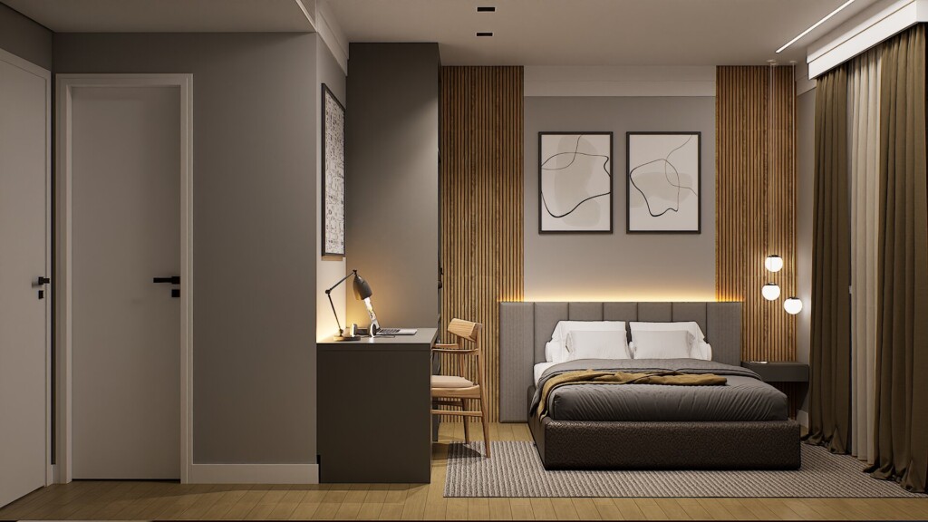 interno, parede, design de interiores, cama, cortina, móveis, Decoração para janelas, porta, travesseiro, Assoalho, Cobertura para janela, roupa de cama, colchão, Suíte, Lençol, Capa para edredom, Criado-mudo, piso, Estrado, casa, Hotel boutique, espelho, almofada, Abajur, Roupa de cama, janela, teto, quarto, cômodo, hotel