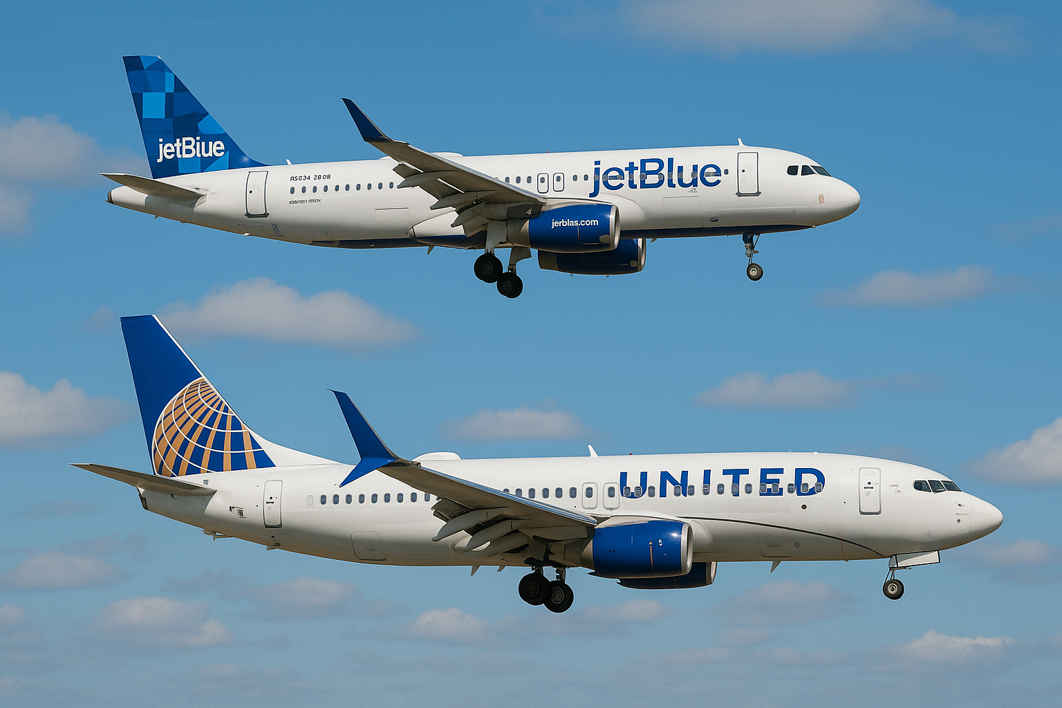 united jetblue United e JetBlue anunciam parceria Blue Sky: uma nova era na aviação americana