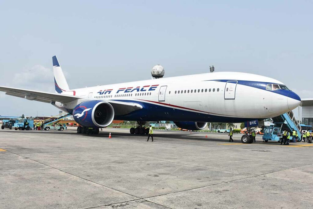 Air-Peace-777-sfaf-1024×683 Brasil e Nigéria devem ficar mais próximos com voos diretos da Air Peace
