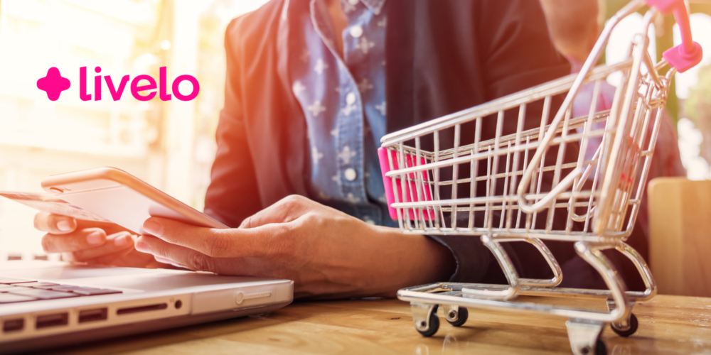 pessoa, carrinho de compras, interno, carrinho de mão