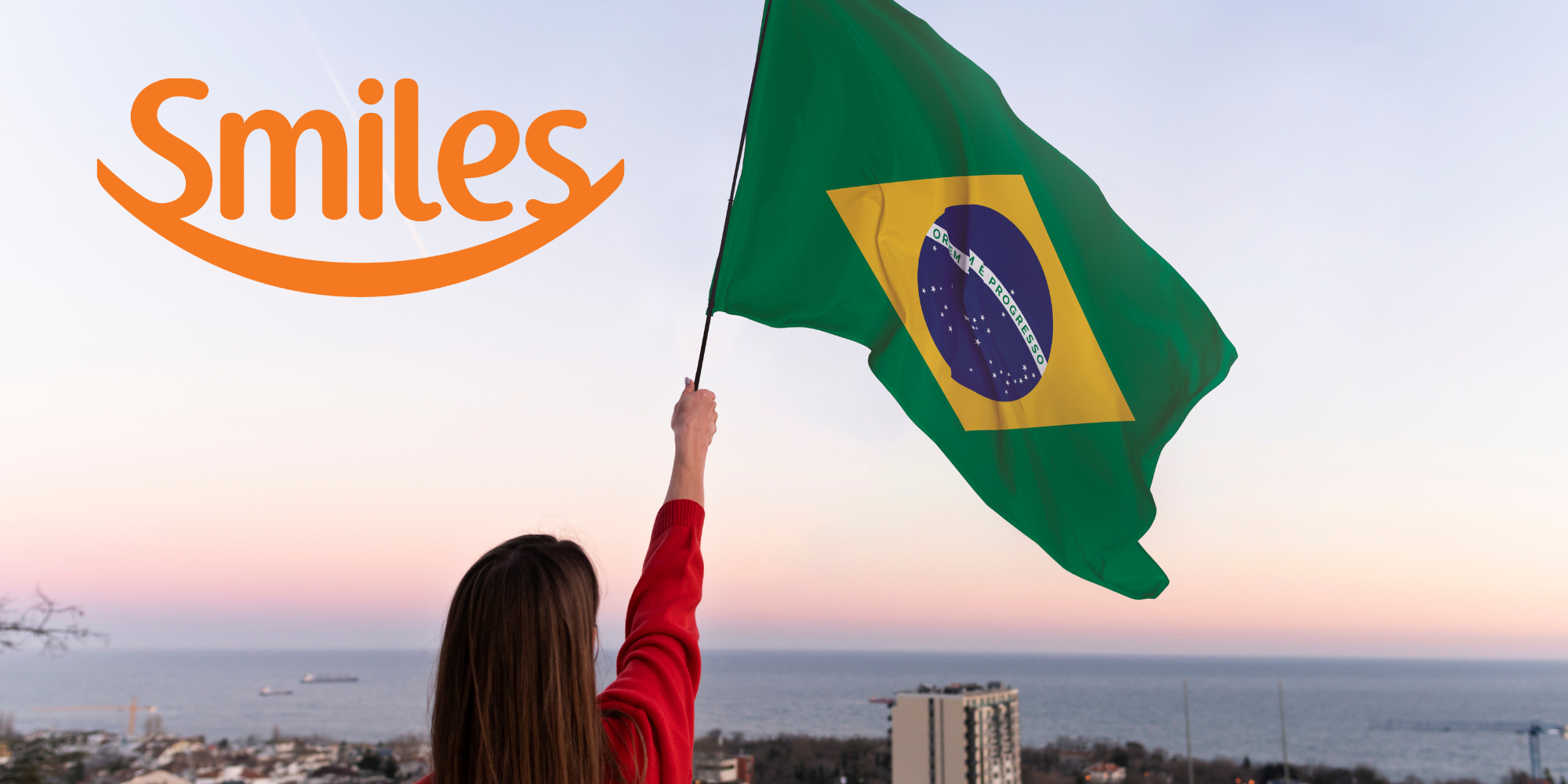 bandeira, céu, outdoor, mulher, pessoa, praia