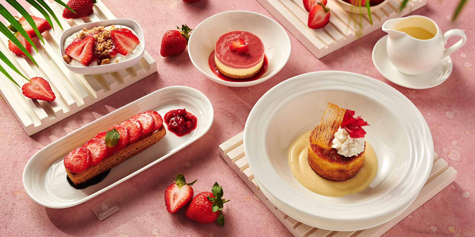 Emirate lança novo menu em voos para o Reino Unido