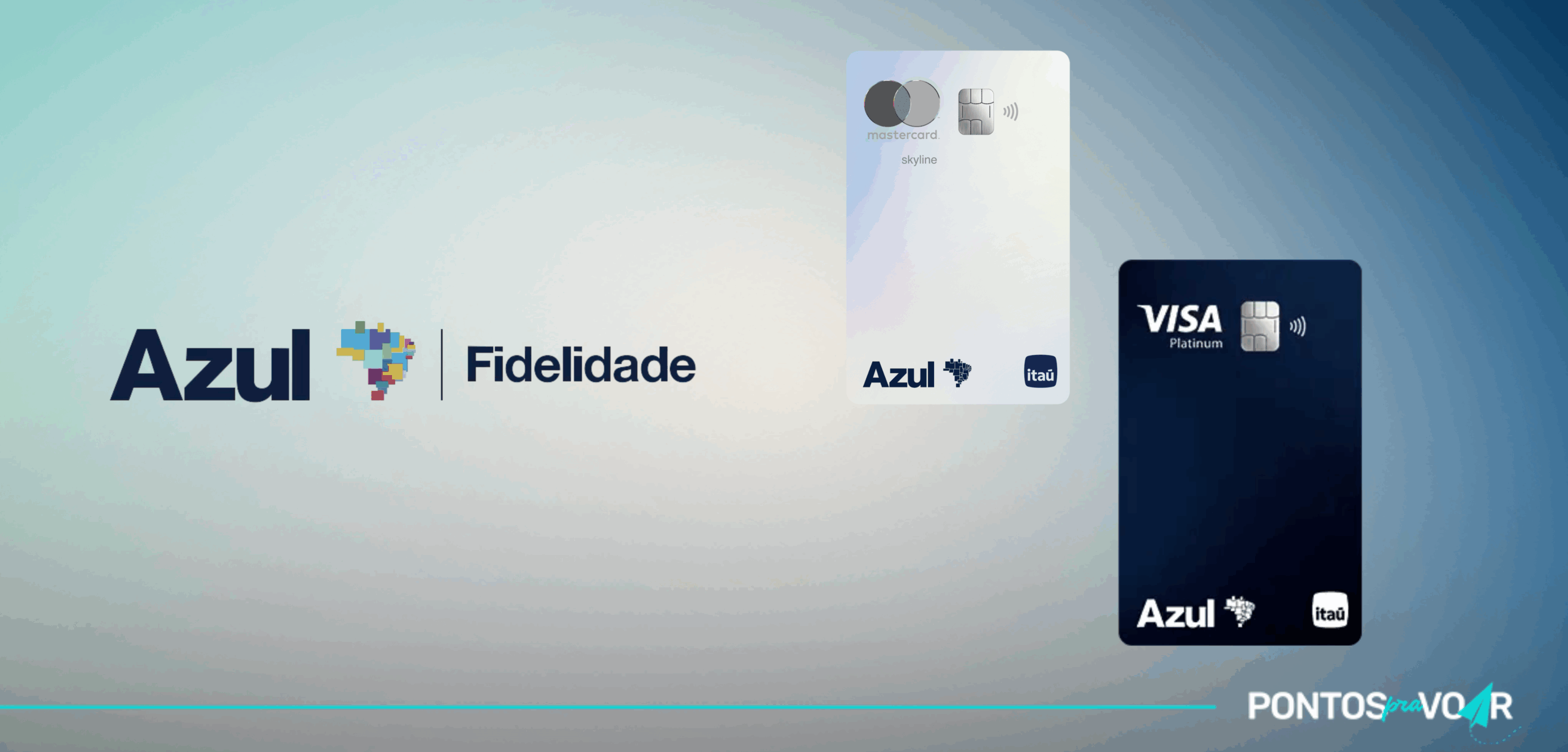 Azul Fidelidade 16 anos! Solicite o cartão Azul Itaú Mastercard Skyline ganhe 80 mil pontos