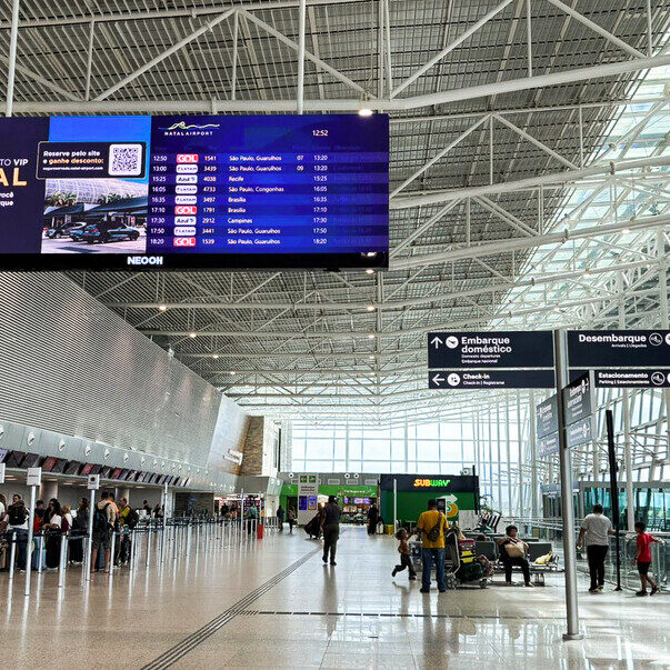 Natal Airport sobe no ranking nacional de satisfação dos passageiros