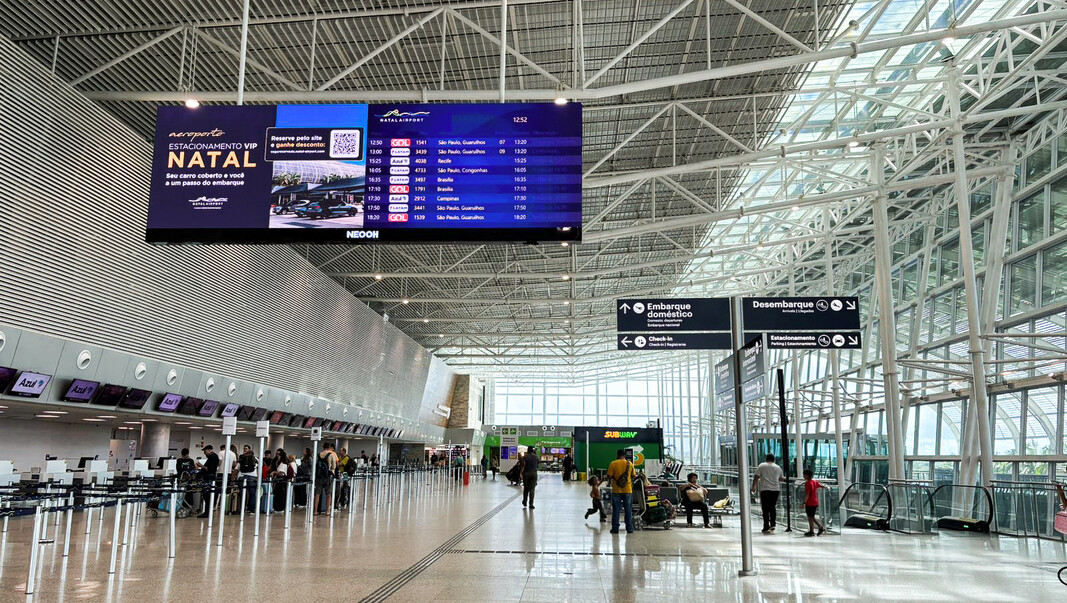 Natal Airport sobe no ranking nacional de satisfação dos passageiros