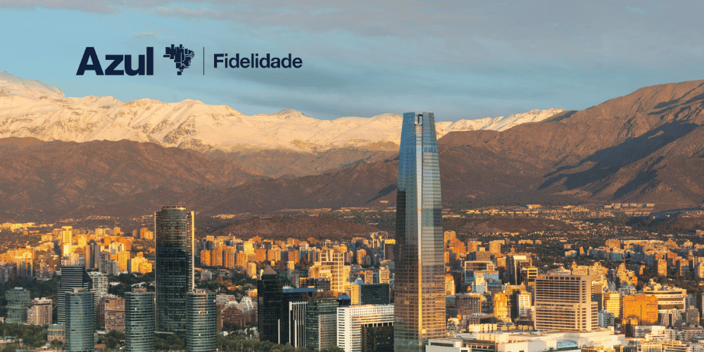 Alerta de passagens PPV! Voos para Santiago a partir de 25 mil pontos Azul Fidelidade