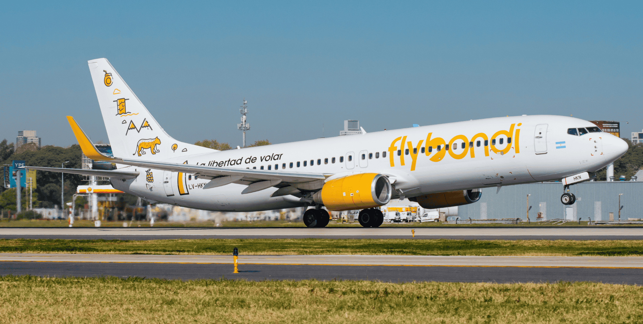 Flybondi retoma rota para Assunção, no Paraguai