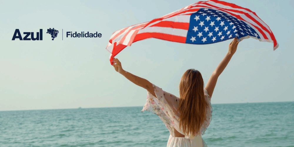 Azul Fidelidade oferece 15% de desconto em passagens para os Estados Unidos com pontos