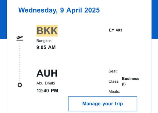 Compartilhando Emissões 215 - Bangkok para Paris em primeira classe voando com a Etihad