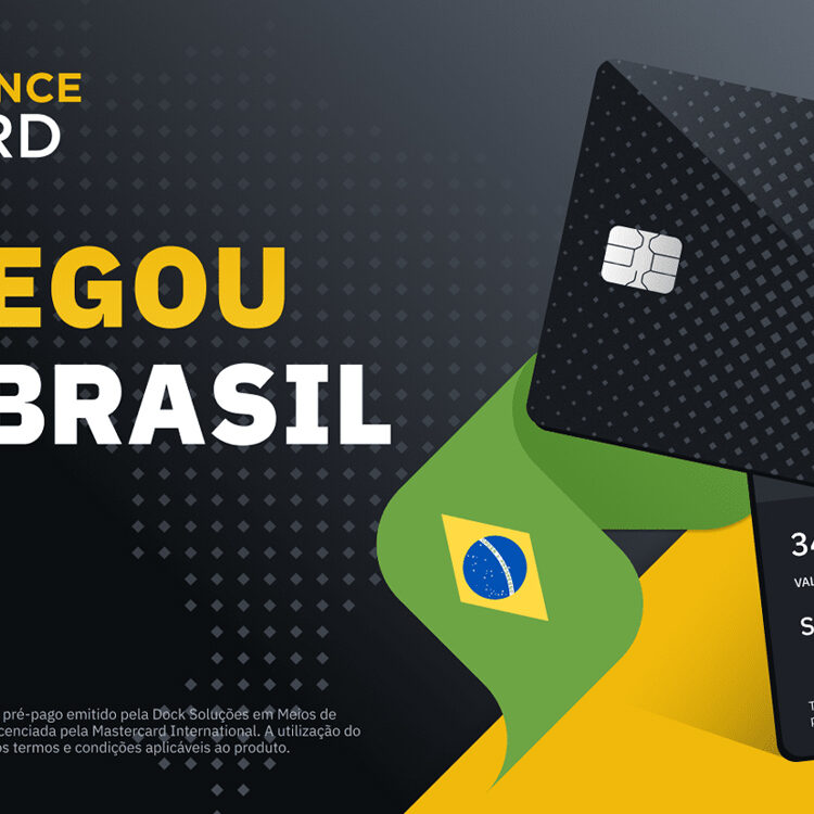 Binance e Mastercard lançam cartão de criptomoedas no Brasil