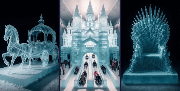 Parque de gelo Rio de Janeiro – Wonderland Park – reduzido Wonderland Park, o parque de gelo no Rio de Janeiro