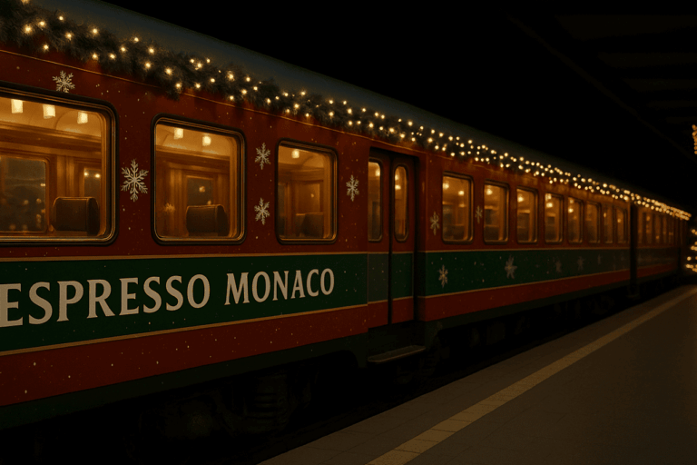 Espresso Monaco - Trem noturno de Natal liga Itália à Alemanha
