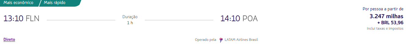 Veja 10 trechos nacionais a partir de 3.174 milhas LATAM Pass