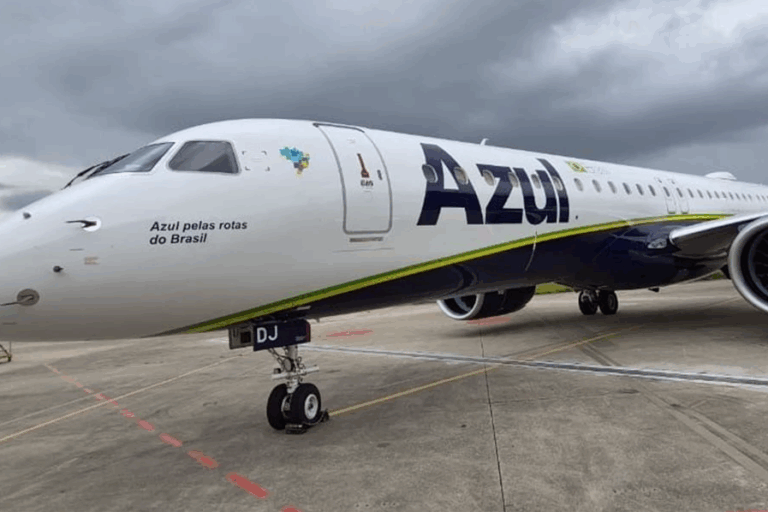 Azul recebe terceiro Embraer 195-E2 no mês de novembro