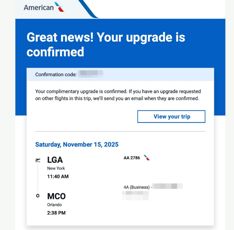 Compartilhando Emissões: Nova York para Orlando voando com a American Airlines