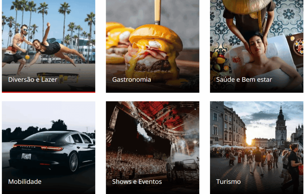 opções de uso de pontos esfera