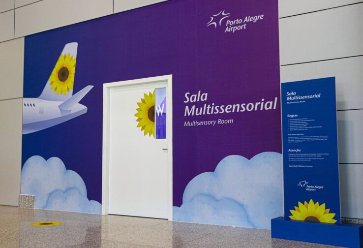 Aeroporto de Porto Alegre inaugura sua sala multissensorial