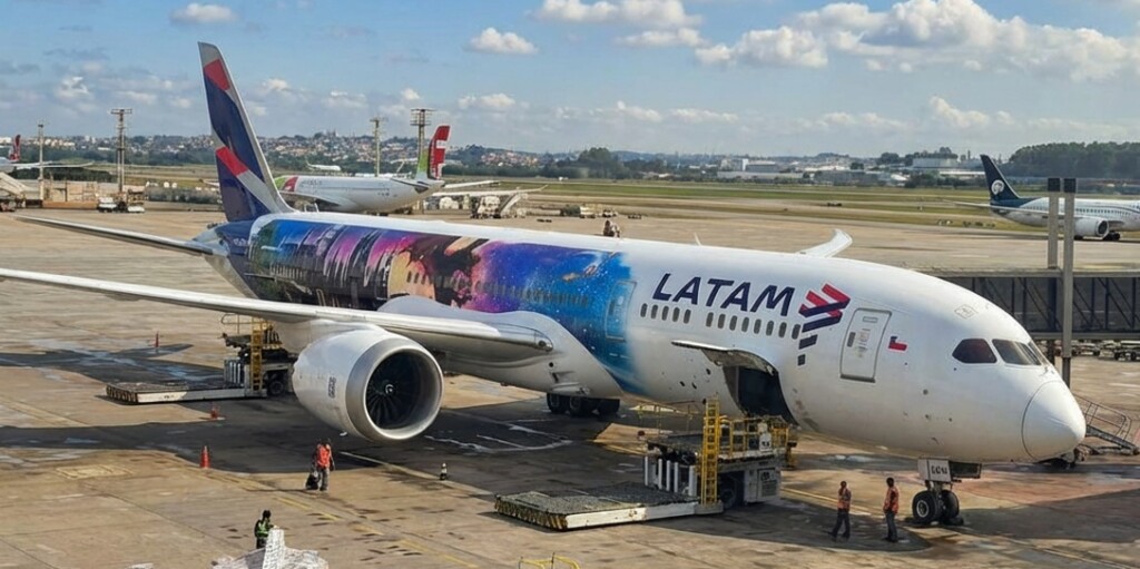 voo latam harry potter