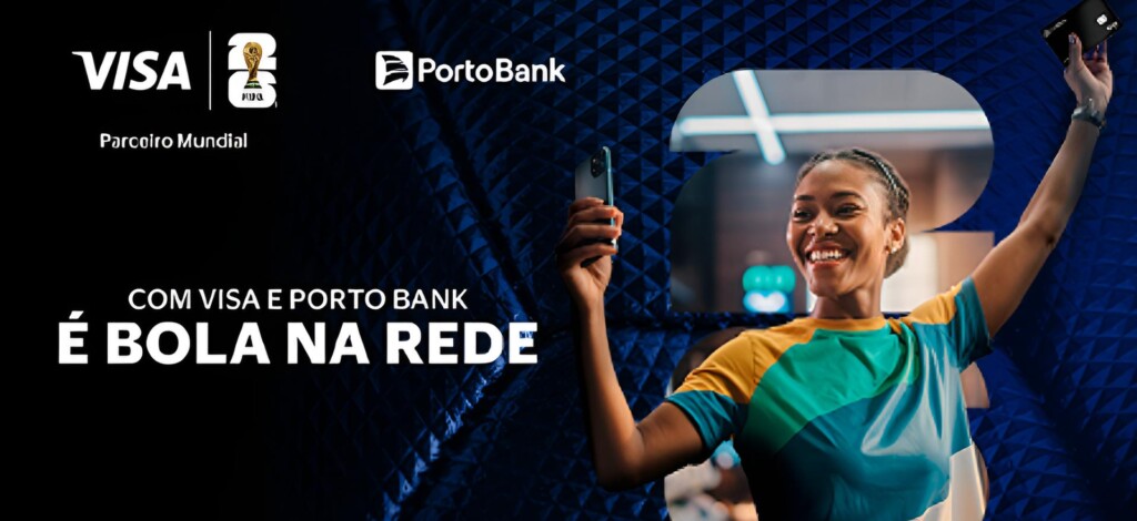 Porto Bank e Visa promovem viagens para a Copa do Mundo 2026