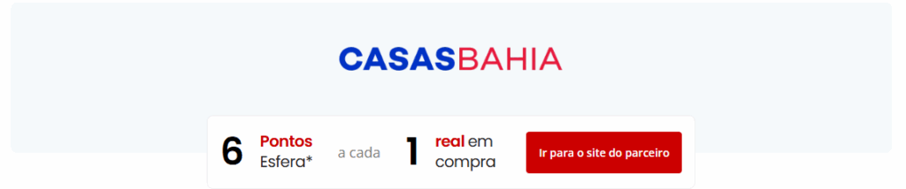 casas bahia esfera compra bonificada