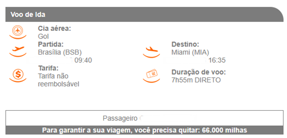 Compartilhando Emiss&otilde;es: Bras&iacute;lia para Miami voando GOL com milhas Smiles