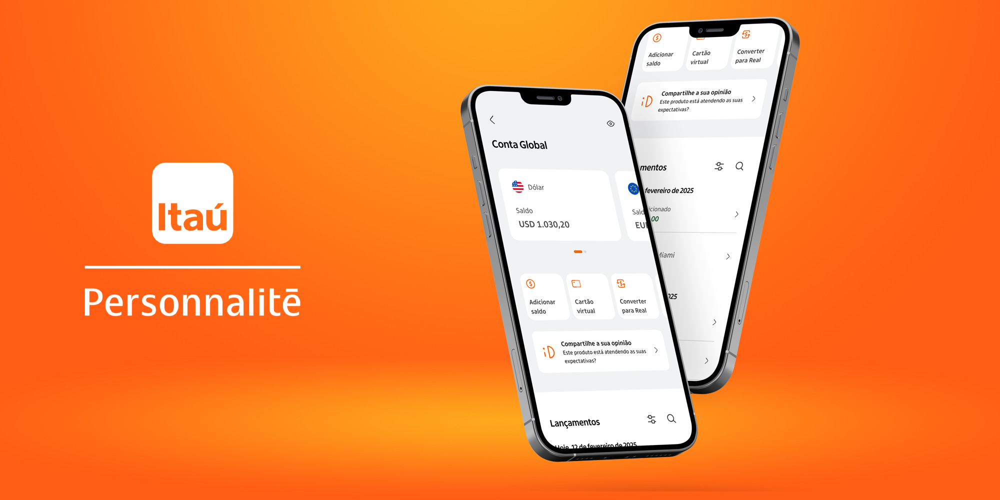 personnalite conta global itaú