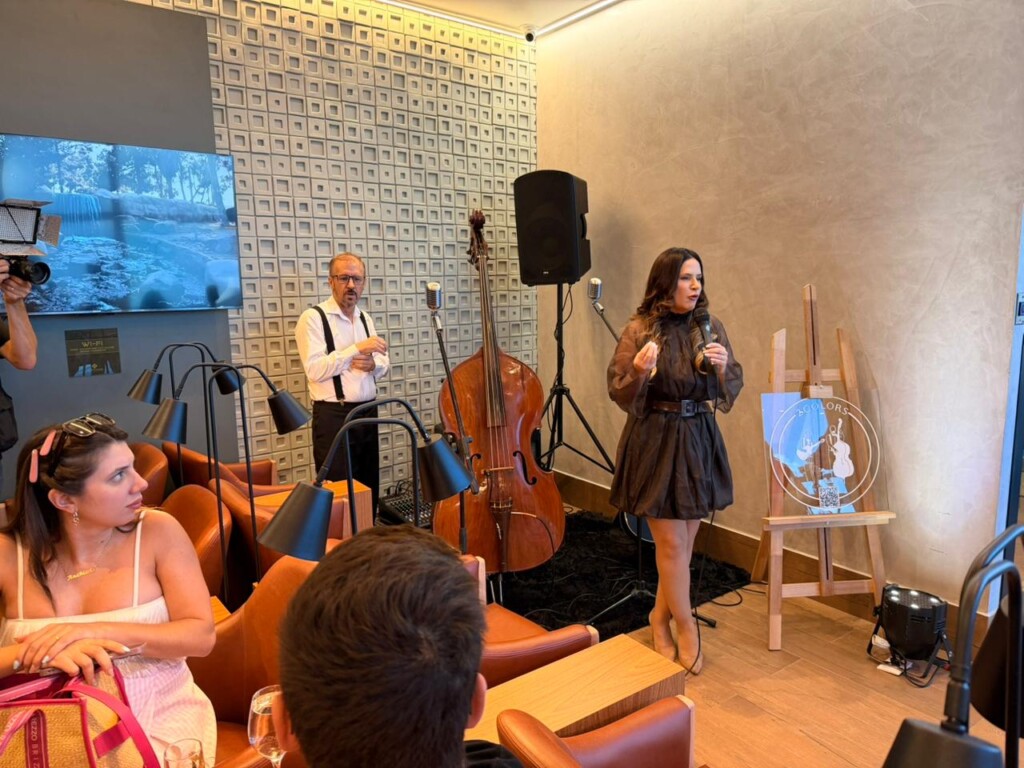 roupas, pessoa, parede, instrumento musical, interno, violoncelo, móveis, instrumento de cordas, vestido, pessoas, música, grupo, instrumento de cordas friccionadas, cômodo, mulher