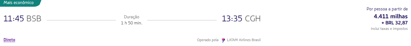 Alerta de passagens PPV! Veja trechos nacionais a partir de 2.942 milhas LATAM Pass