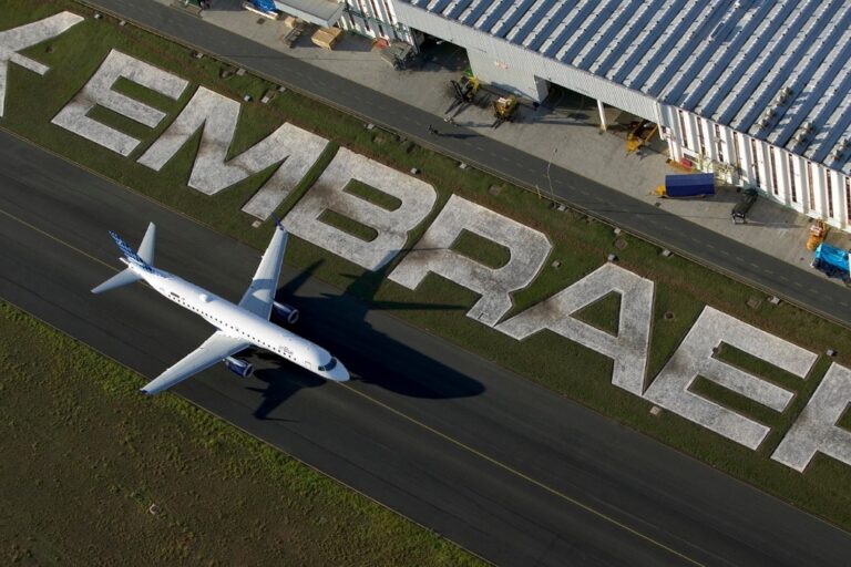 embraer entrega aeronaves